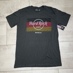 Hard Rock Cafe Munich Men's Gray Tee NWT SIZE large
